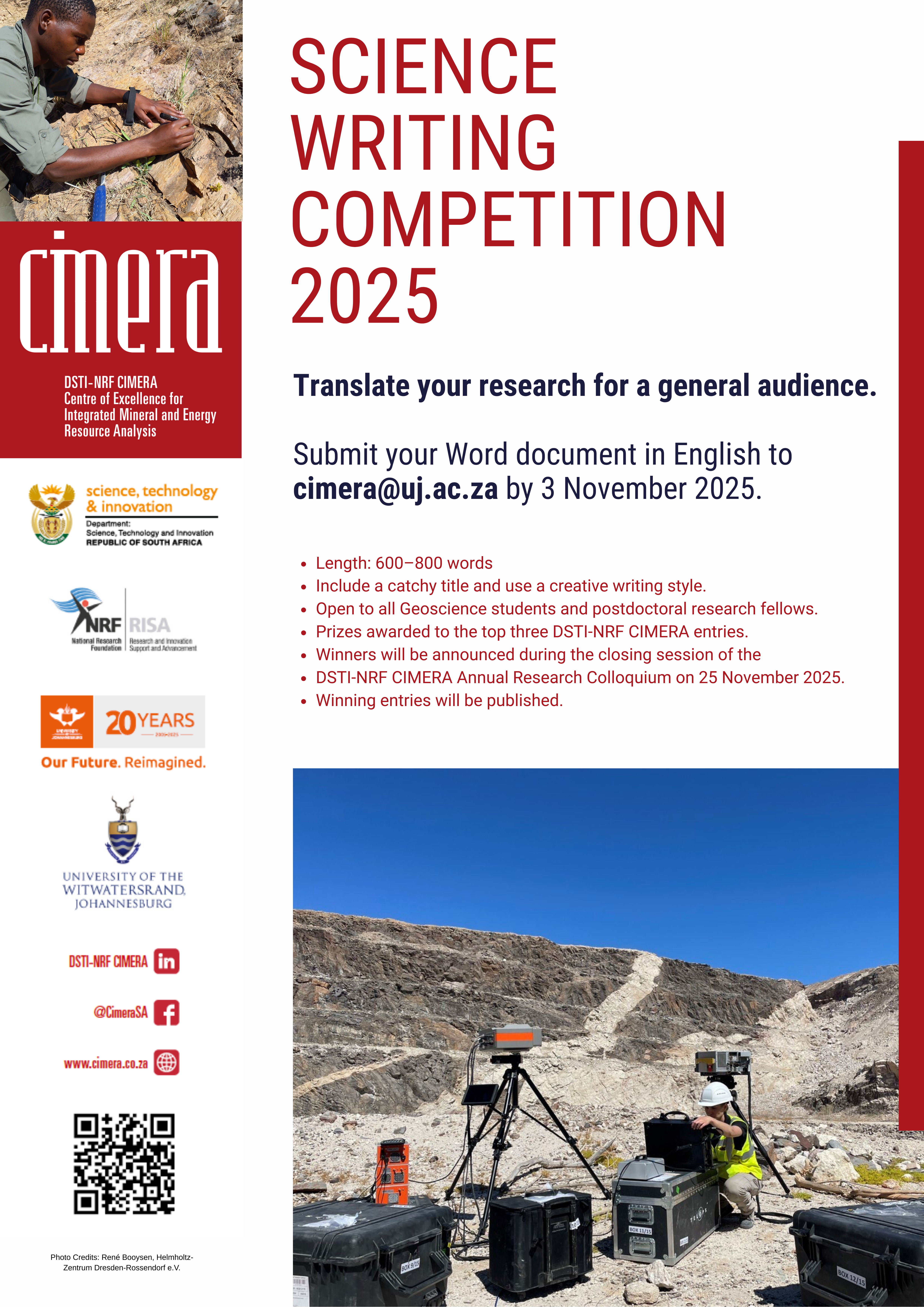 Read more about the article Call for Entries: Science Writing Competition 2025