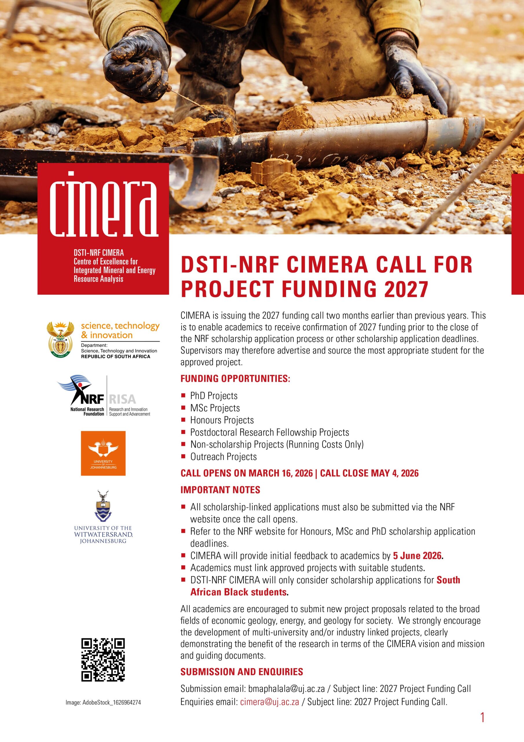 Read more about the article Call for Project Funding 2027